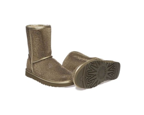 UGG  JIMMY CHOO SWAROVSKI GOLD DRILL