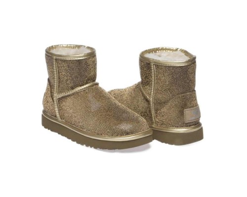 Ugg Jimmy Choo Swarovski Mini Gold Drill