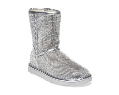 Ugg Jimmy Choo Swarowski Short Silver