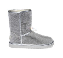 Ugg Jimmy Choo Swarowski Short Silver