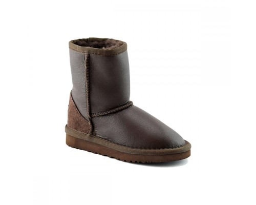 UGG KID'S CLASSIC METALLIC CHOCOLATE