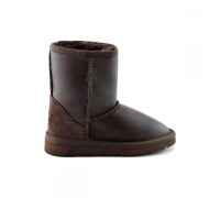 UGG KID'S CLASSIC METALLIC CHOCOLATE