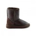 UGG KID'S CLASSIC METALLIC CHOCOLATE