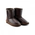 UGG KID'S CLASSIC METALLIC CHOCOLATE