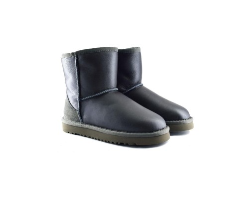 UGG KID'S CLASSIC METALLIC GREY