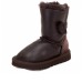 UGG KID'S BAILEY BUTTON METALLIC CHOCOLATE