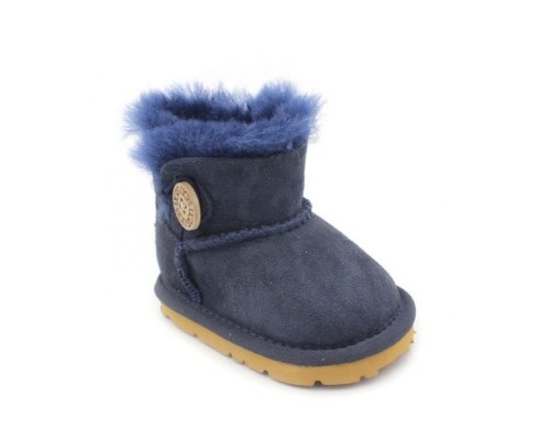 UGG KIDS BAILEY BUTTON MINI NAVY