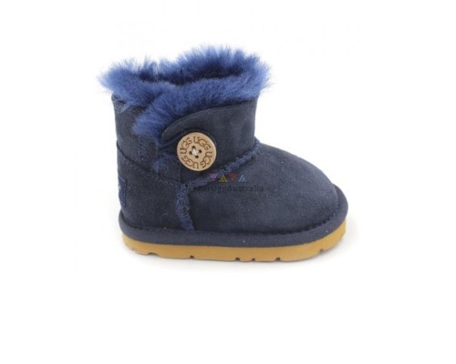 UGG KIDS BAILEY BUTTON MINI NAVY