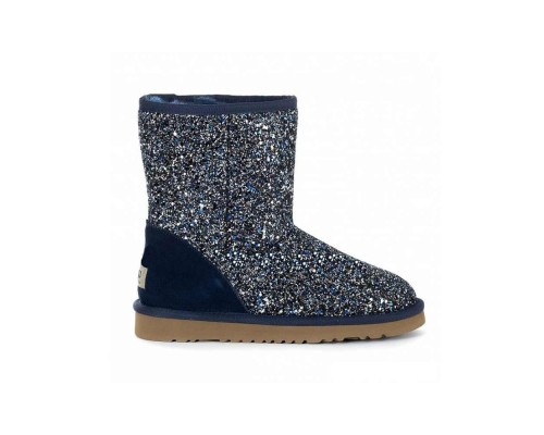 UGG KIDS CLASSIC STARDUST NAVY