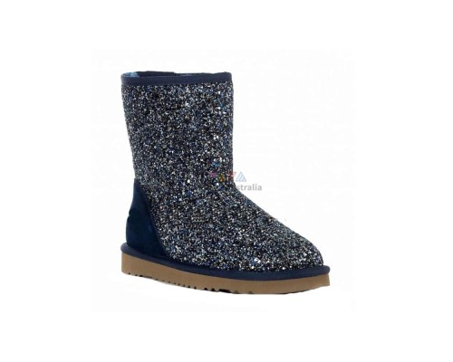 UGG KIDS CLASSIC STARDUST NAVY