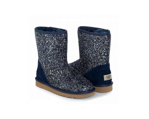 UGG KIDS CLASSIC STARDUST NAVY