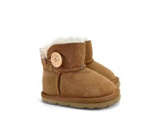 UGG KIDS BAILEY BUTTON MINI CHESTNUT