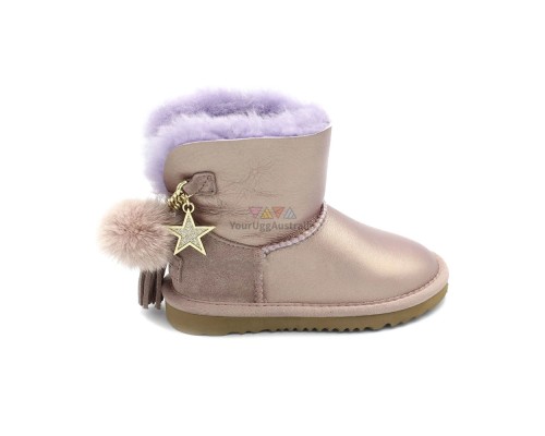 UGG KIDS MINI CHARM METALLIC AMETHYST