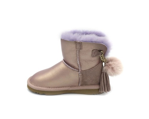 UGG KIDS MINI CHARM METALLIC AMETHYST