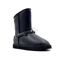 Ugg Zanotti Diamond Metallic Black