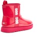 UGG KID'S CLASSIC CLEAR MINI HIBISCUS PINK