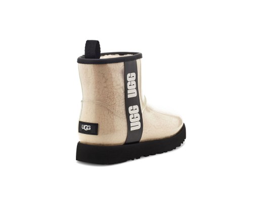 UGG KID'S CLASSIC CLEAR MINI NATURAL/BLACK