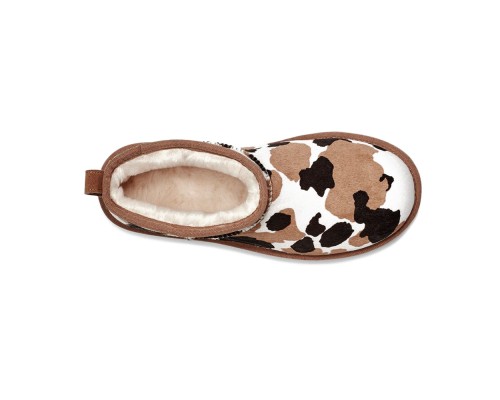 CLASSIC ULTRA MINI COW PRINT CHESTNUT