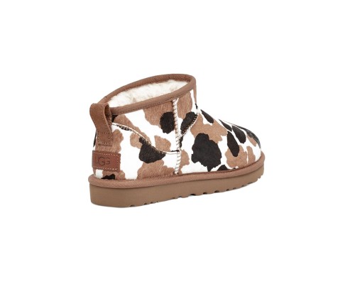 CLASSIC ULTRA MINI COW PRINT CHESTNUT