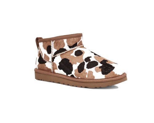 CLASSIC ULTRA MINI COW PRINT CHESTNUT
