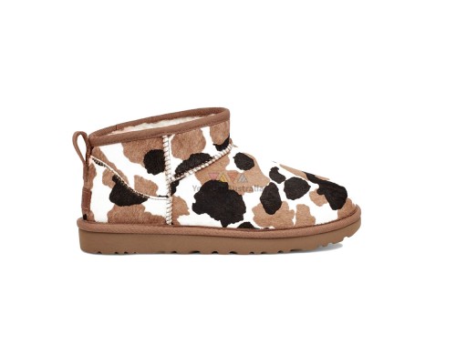 CLASSIC ULTRA MINI COW PRINT CHESTNUT