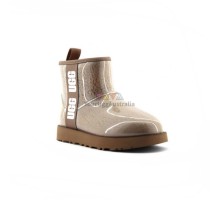 UGG KID'S CLASSIC CLEAR MINI CAPPUCCINO