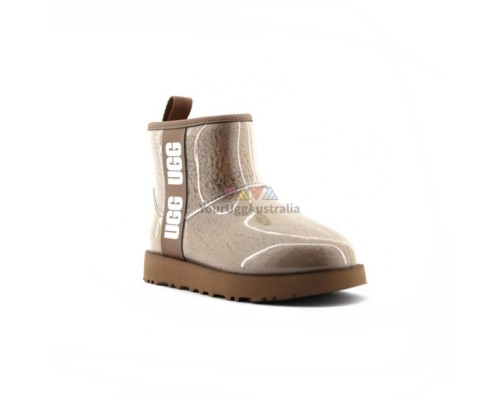 UGG KID'S CLASSIC CLEAR MINI CAPPUCCINO