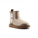 UGG KID'S CLASSIC CLEAR MINI CAPPUCCINO