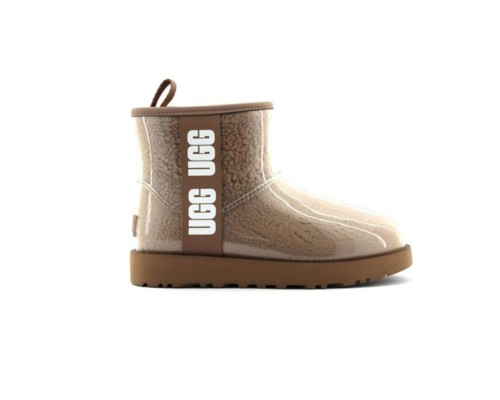 UGG KID'S CLASSIC CLEAR MINI CAPPUCCINO