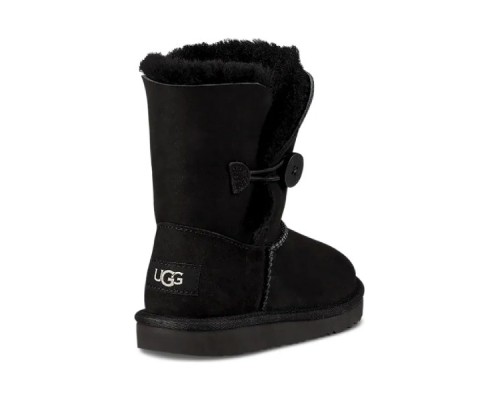 UGG KIDS BAILEY BUTTON BLACK