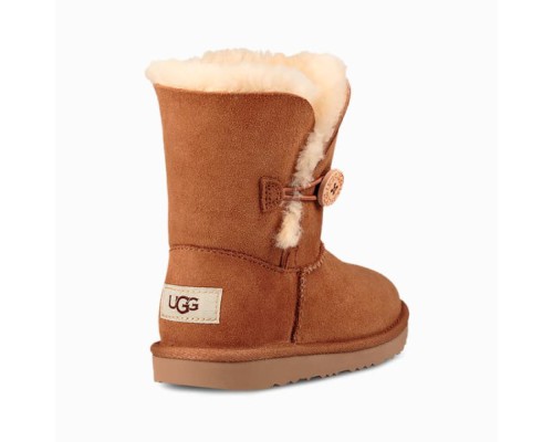 UGG KIDS BAILEY BUTTON CHESTNUT
