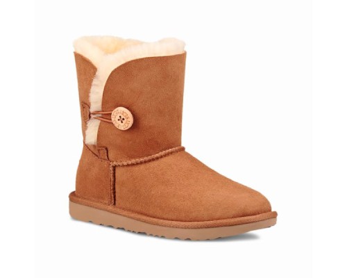 UGG KIDS BAILEY BUTTON CHESTNUT