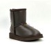 UGG KIDS ZIP METALLIC CHOCOLATE