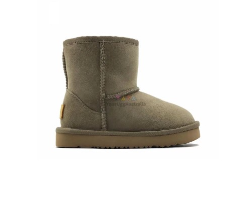 UGG KIDS CLASSIC SHORT II KHAKI