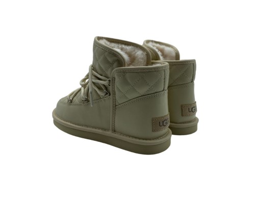 UGG LODGE MINI LEATHER SAND