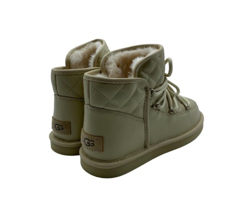 UGG LODGE MINI LEATHER SAND