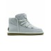 UGG LODGE MINI LEATHER WHITE