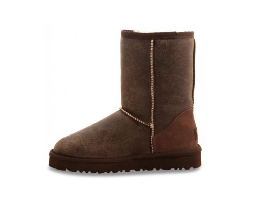 UGG MENS CLASSIC SHORT BOMBER JACKET CHESTNUT