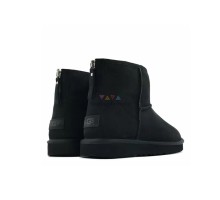 UGG MENS CLASSIC MINI ZIP  BLACK 