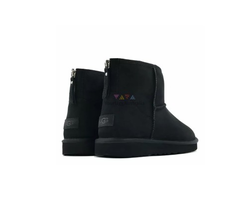 UGG MENS CLASSIC MINI ZIP  BLACK