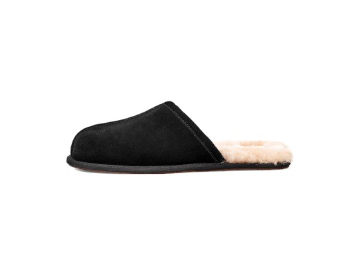 UGG MENS SCUFF SLIPPER BLACK