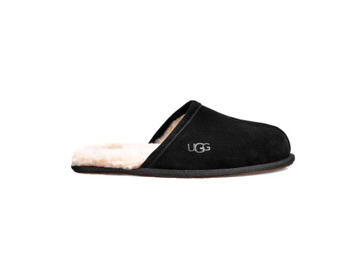 UGG MENS SCUFF SLIPPER BLACK