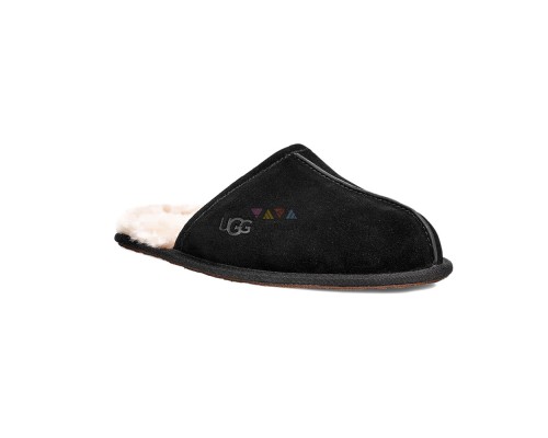 UGG MENS SCUFF SLIPPER BLACK