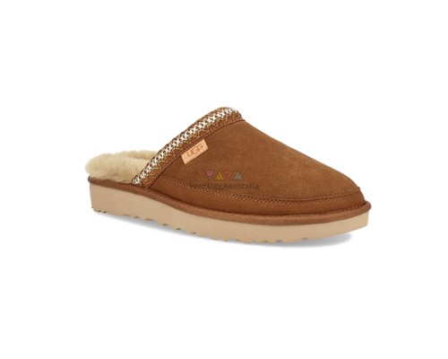 UGG MENS TASMAN SLIP-ON CHESTNUT