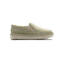 UGG STITCH SLIP ON BEIGE