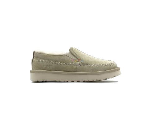 UGG STITCH SLIP ON BEIGE