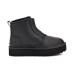 UGG NEUMEL PLATFORM ZIP MATTE BLACK