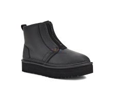 UGG NEUMEL PLATFORM ZIP MATTE BLACK