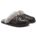 UGG SLIPPER SCUFFETTE II GRAFFITI BLACK