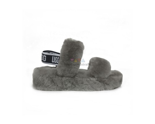 UGG OH YEAH SLIDERS GREY